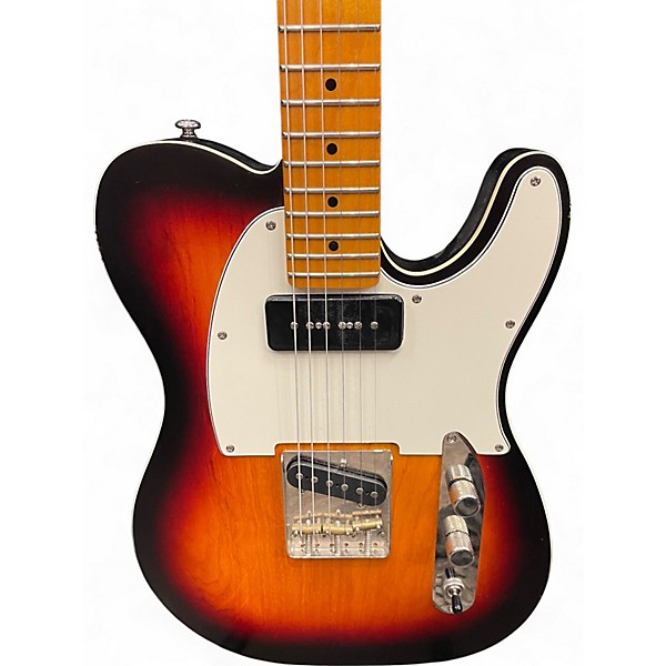 Used Schecter Guitar Research  PT Special 3 Tone Sunburst Solid Body Electric Guitar