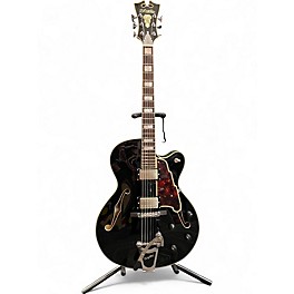 Used D'Angelico EX-175 Black Hollow Body Electric Guitar