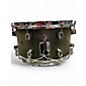 Used ddrum 13X7 Dominion  GREEN SPARKLE Drum