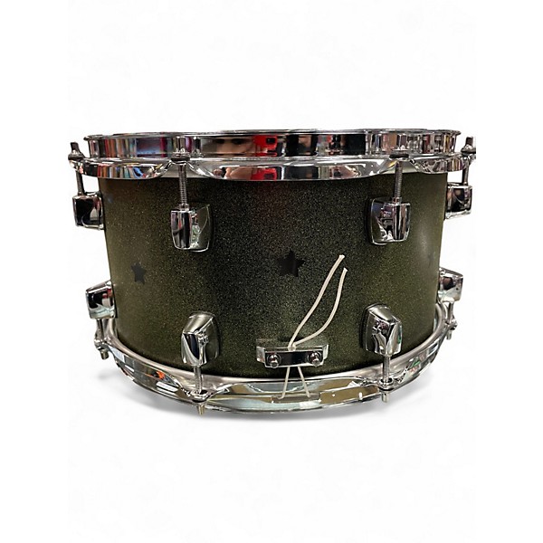 Used ddrum 13X7 Dominion  GREEN SPARKLE Drum