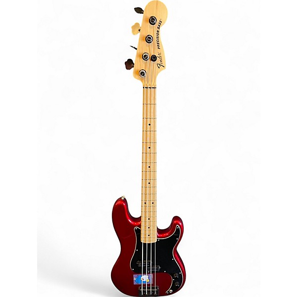 Used Fender American Special Precision Bass Candy Apple Red