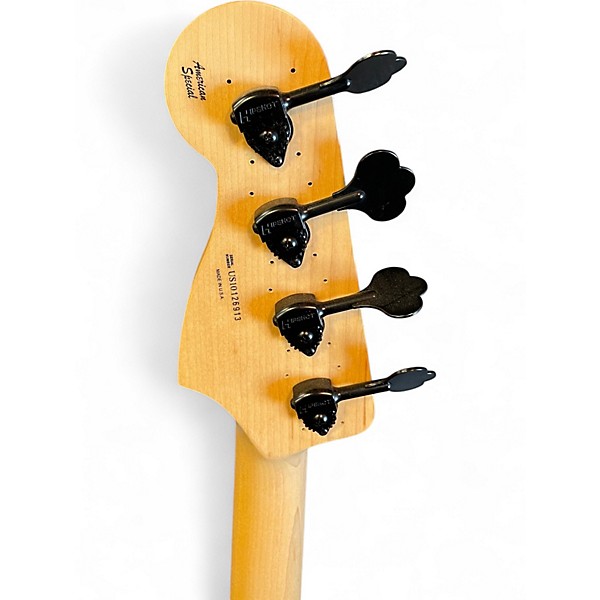 Used Fender American Special Precision Bass Candy Apple Red