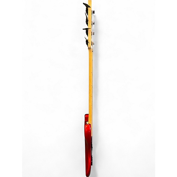 Used Fender American Special Precision Bass Candy Apple Red Metallic Electric Bass Guitar
