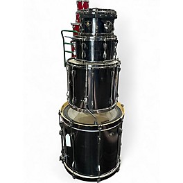 Used TAMA 4 Piece Superstar Black Drum Kit