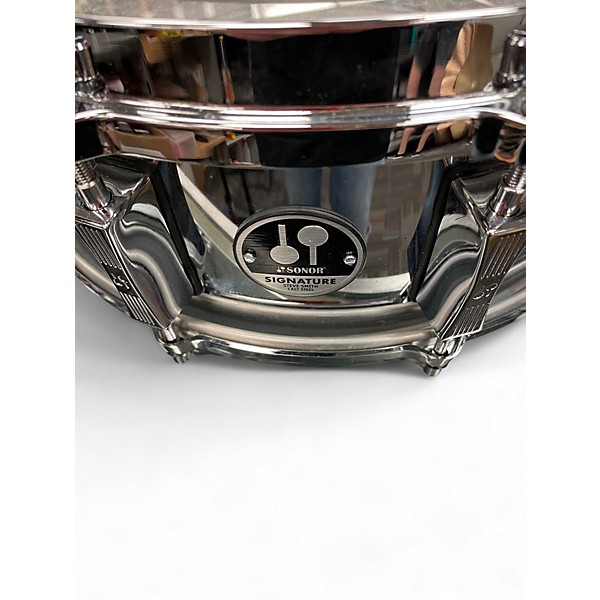 Used SONOR 14X5.5 STEVE SMITH SIGNATURE STEEL Drum