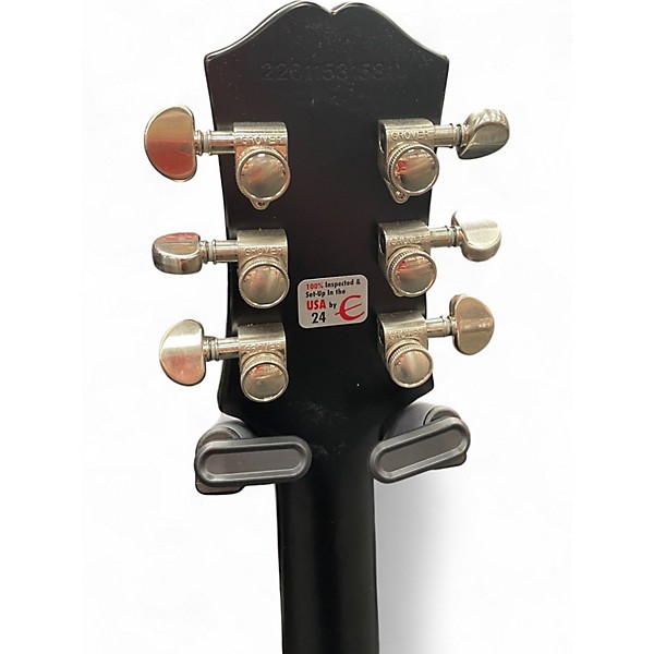 Used Epiphone Les Paul Prophecy Satin Black Solid Body Electric Guitar