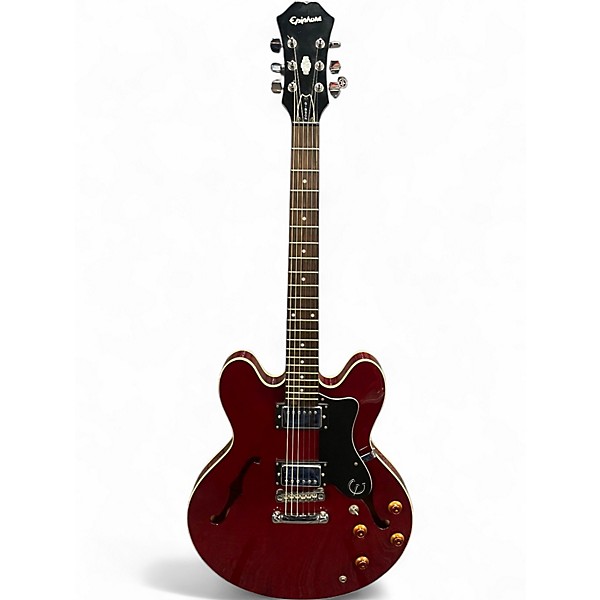 Used Epiphone Dot Candy Apple Red Hollow Body Electric Guitar