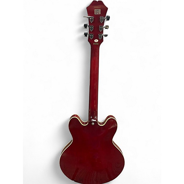 Used Epiphone Dot Candy Apple Red Hollow Body Electric Guitar