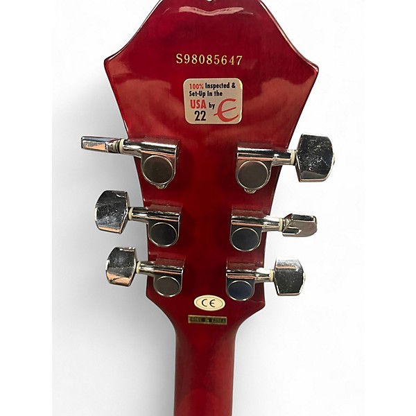 Used Epiphone Dot Candy Apple Red Hollow Body Electric Guitar