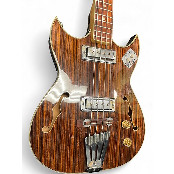 Used 1960s Greco ROSEWOOD Walnut Electric Bass Guitar