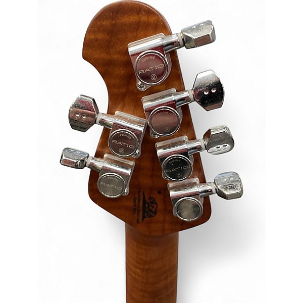 Used Ernie Ball Music Man L4 BLUE Solid Body Electric Guitar