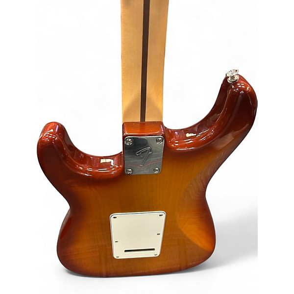 Used Fender Player Stratocaster Cherry Sunburst Solid Body Electric Guitar