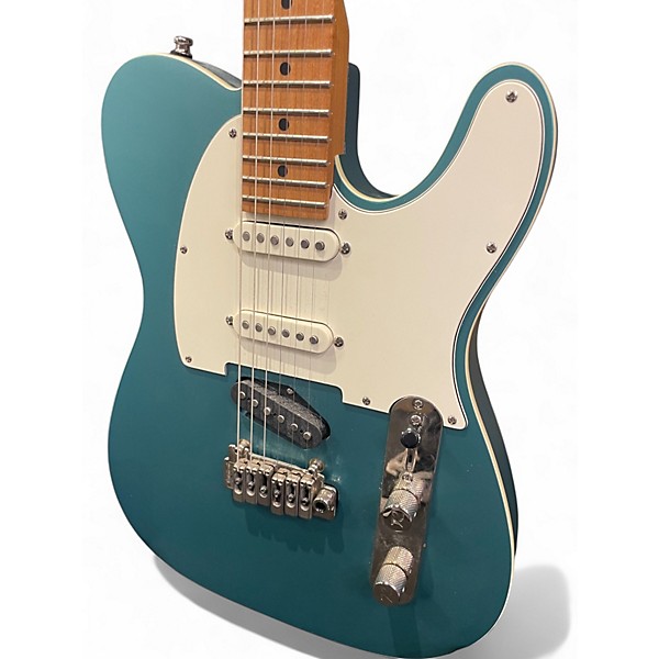 Used Reverend Pete Anderson Eastsider Turquoise Solid Body Electric Guitar