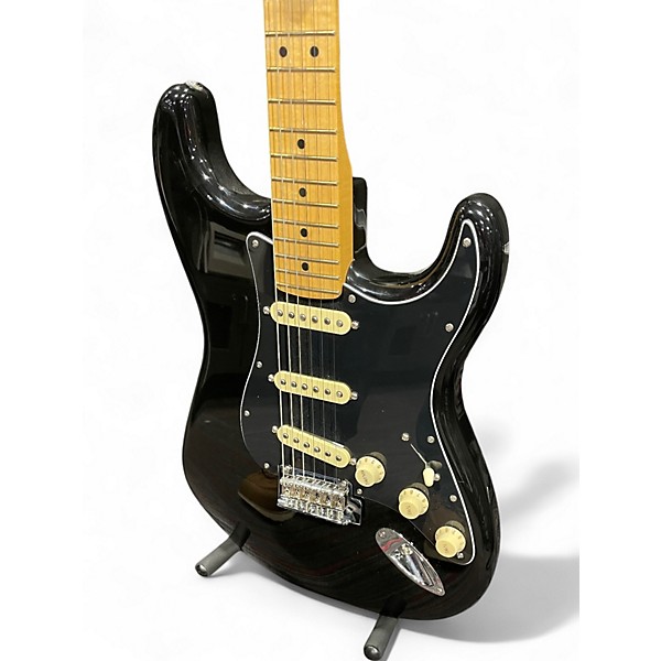 Used Fender Player Stratocaster Black Solid Body Electric Guitar