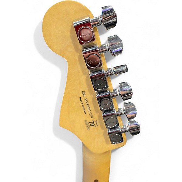 Used Fender Player Stratocaster Black Solid Body Electric Guitar