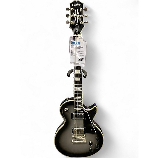 Used Epiphone Les Paul Custom Silverburst Solid Body Electric Guitar,New Products : American Fashion Style Bags On Sale