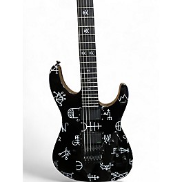 Used ESP LTD Kirk Hammett Ouija Black Solid Body Electric Guitar