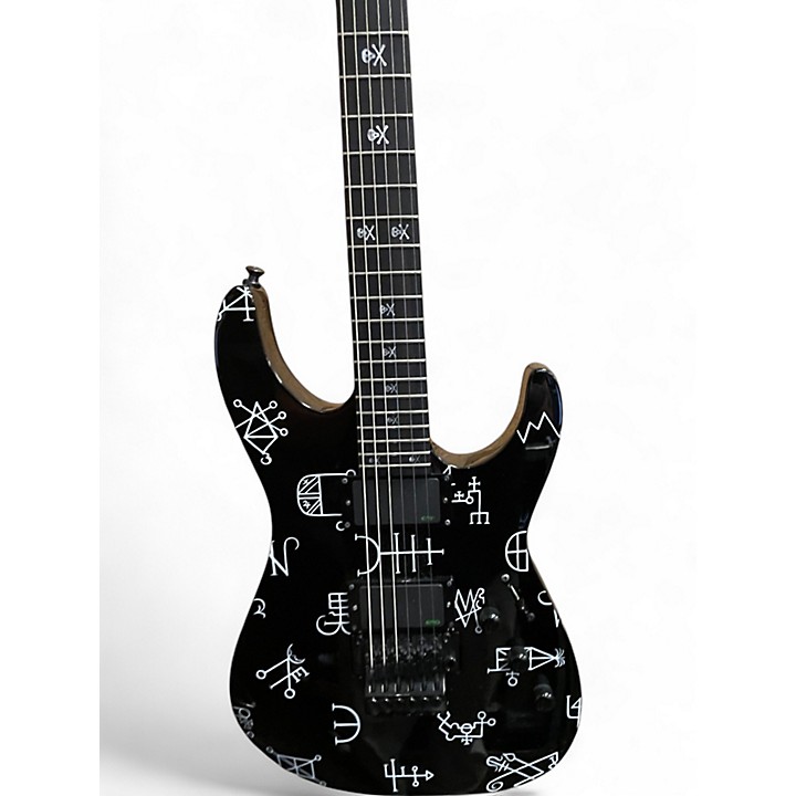 その他 Korshem, Crossroad of Elements ELE UL Used ESP LTD Kirk Hammett Demonology Black Solid Body