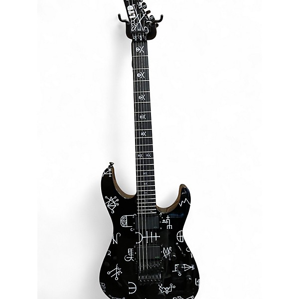 Used ESP LTD Kirk Hammett Demonology Black Solid Body Electric Guitar