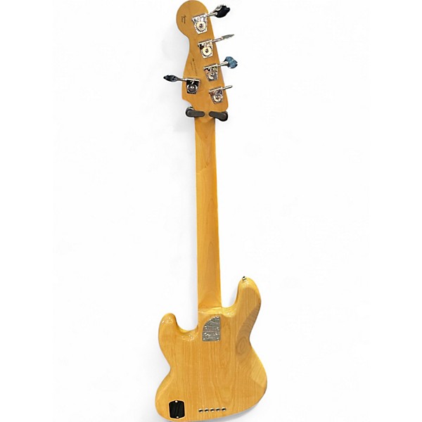 Used Fender American Deluxe Precision Bass V Natural Electric Bass Guitar