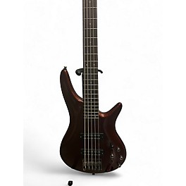 Used Ibanez SR305 5 String Brown Electric Bass Guitar