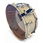 Used ddrum 14X5 Reflex snare White Drum
