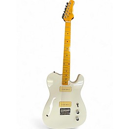 Used Xaviere XV-600 White Solid Body Electric Guitar