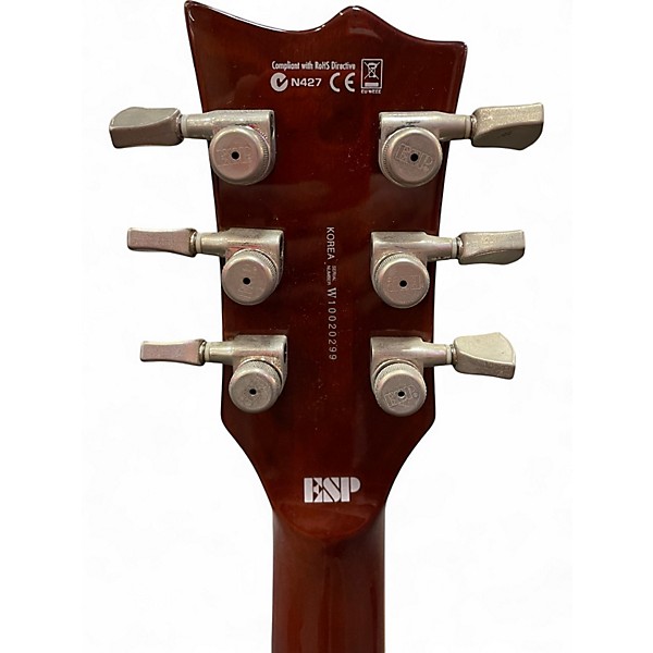 Used ESP LTD EC1000 Deluxe AMBERBURST Solid Body Electric Guitar