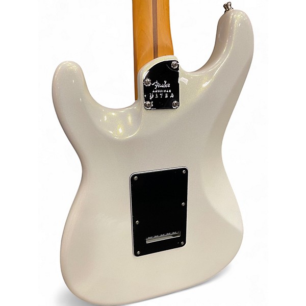 Used Fender American Ultra Stratocaster ARTIC PEARL Solid Body Electric Guitar