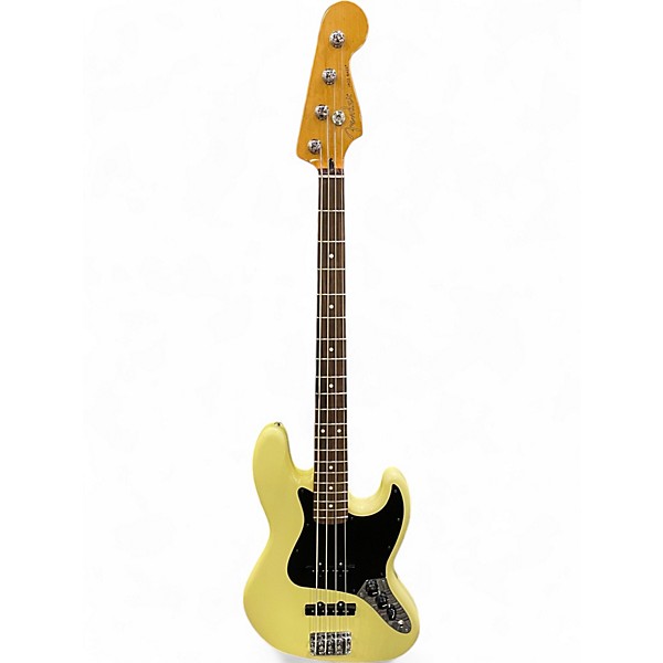 Used 2024 Fender Player II Jazz  Hialeah Yellow Electric Bass Guitar