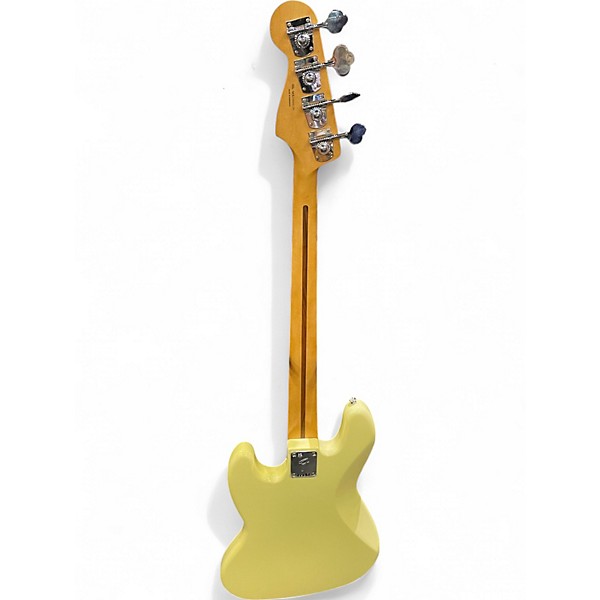 Used 2024 Fender Player II Jazz  Hialeah Yellow Electric Bass Guitar