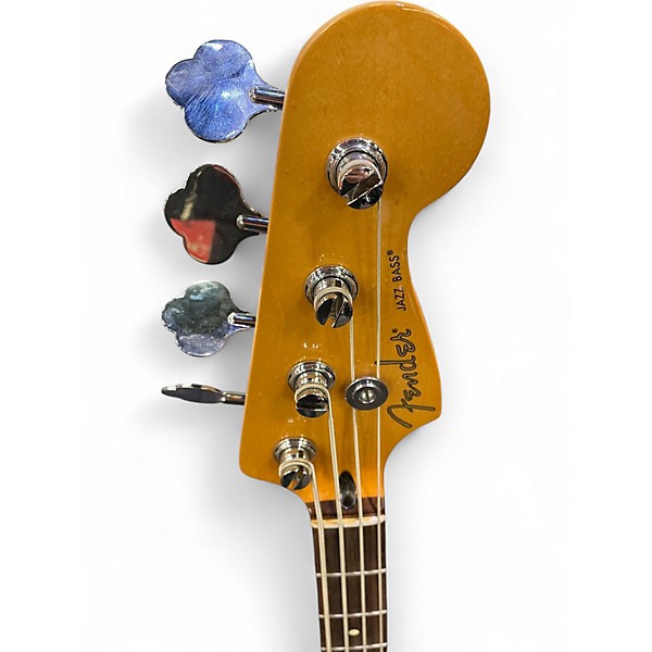 Used 2024 Fender Player II Jazz  Hialeah Yellow Electric Bass Guitar
