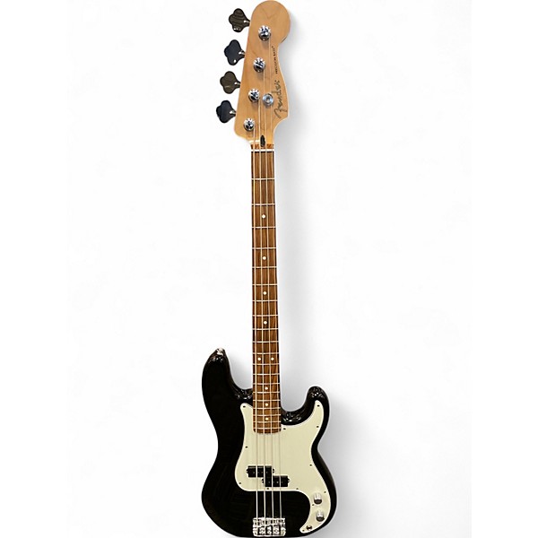 Used Fender Player Precision Bass Black Electric Bass Guitar