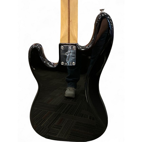 Used Fender Player Precision Bass Black Electric Bass Guitar