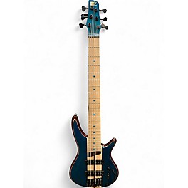 Used 2023 Ibanez SR1426B Carribean Green Electric Bass Guitar