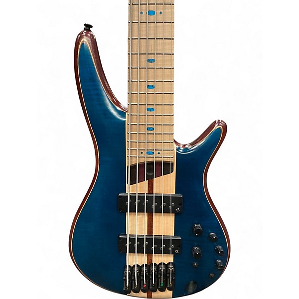 Used 2023 Ibanez SR1426B Carribean Green Electric Bass Guitar