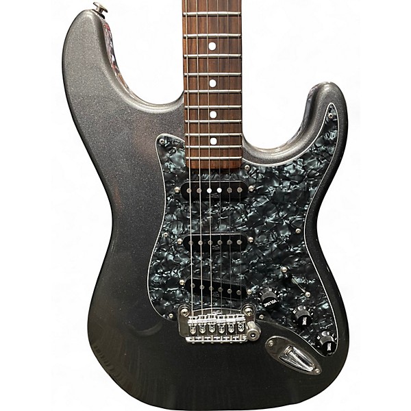 Used 2014 G&L Legacy Custom Graphite Metallic Solid Body Electric Guitar