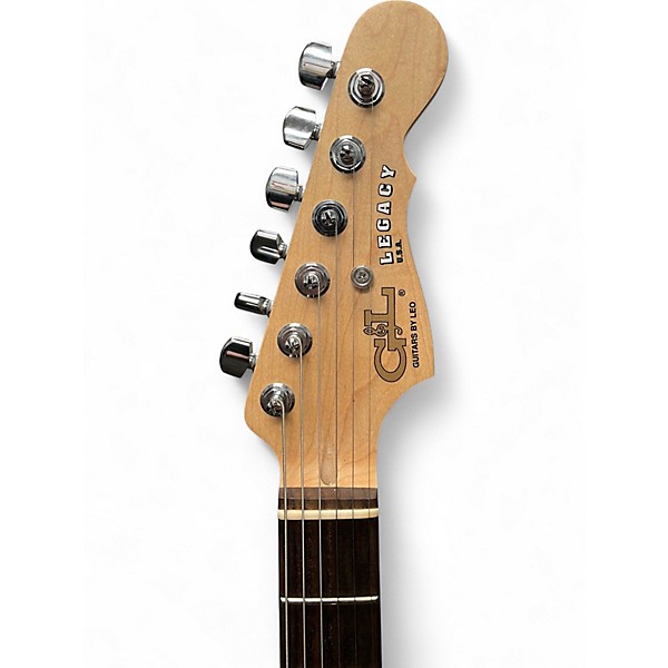 Used 2014 G&L Legacy Custom Graphite Metallic Solid Body Electric Guitar