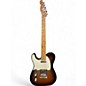 Used Fender Player Telecaster Left Handed 3 Tone Sunburst Solid Body Electric Guitar thumbnail