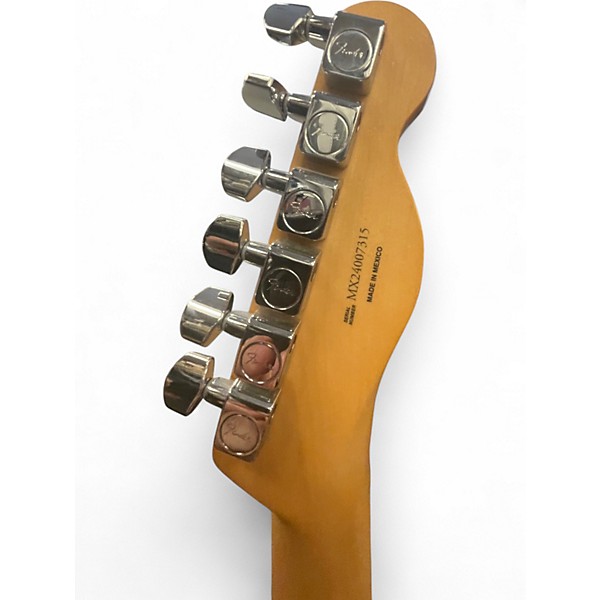 Used Fender Player Telecaster Left Handed 3 Tone Sunburst Solid Body Electric Guitar