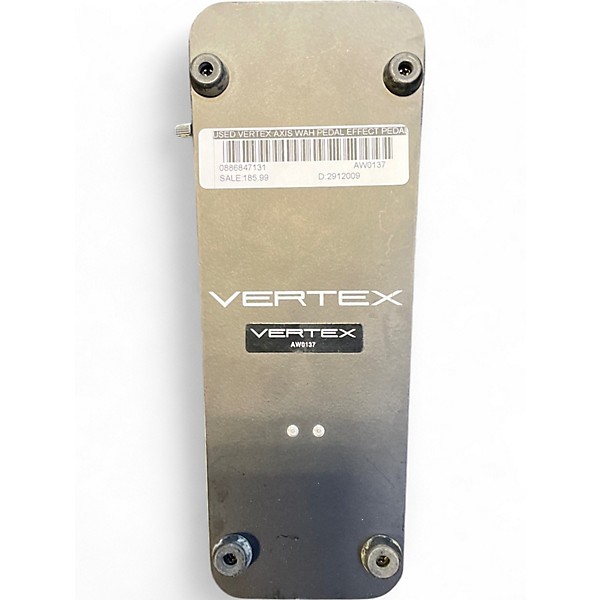 Used Vertex AXIS WAH PEDAL Effect Pedal