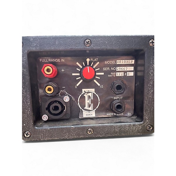 Used Eden D810XLT 8x10 8ohm Bass Cabinet