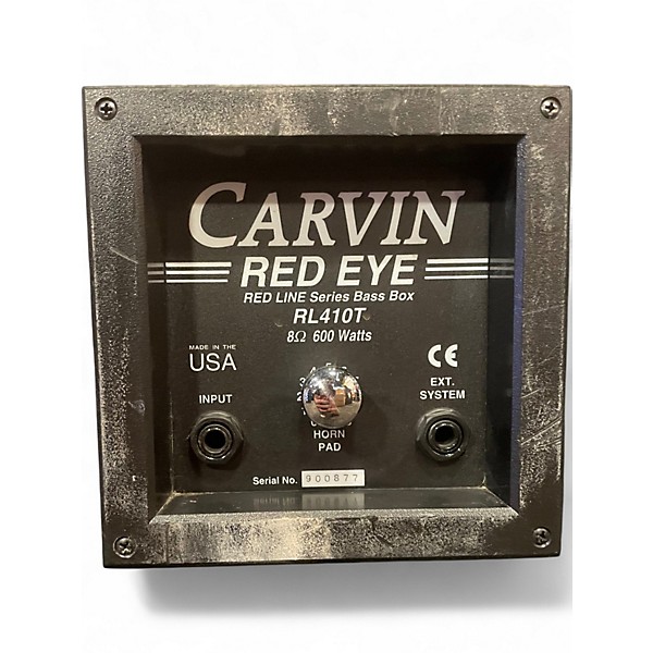 Used Carvin Red Eye RL410T Red Line Series 600W 8ohm Bass Cabinet