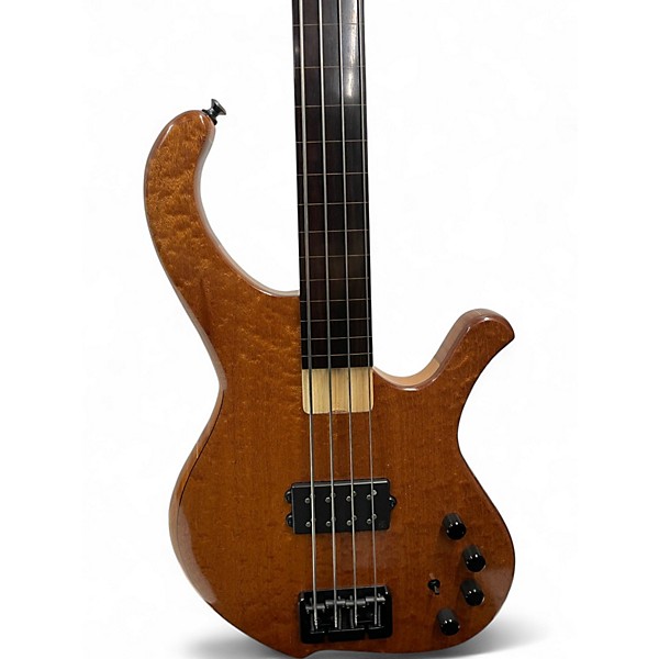 Used Lowdown Custom 4F  Natural Electric Bass Guitar