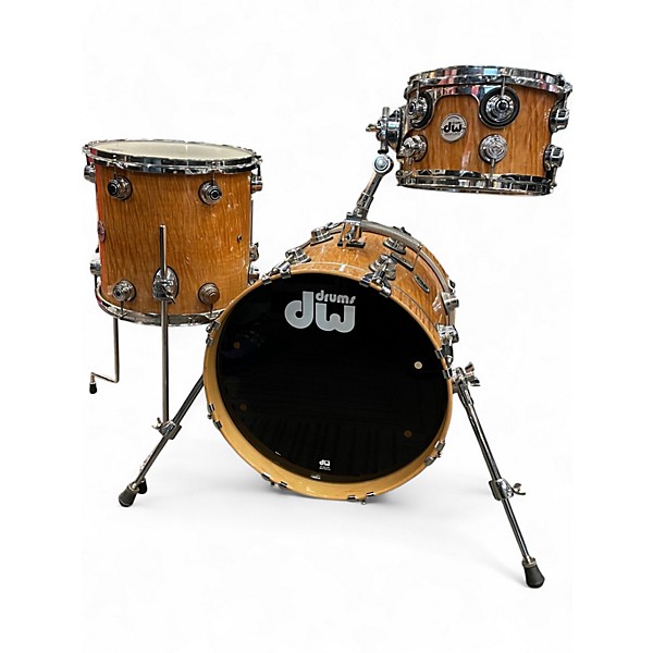 Used DW 3 Piece Collector's Series Exotic Natural Drum Kit