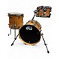 Used DW 3 Piece Collector's Series Exotic Natural Drum Kit thumbnail