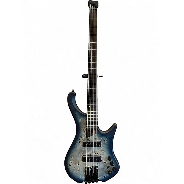Used Ibanez EHB1500 Cosmic Blue Starburst Electric Bass Guitar