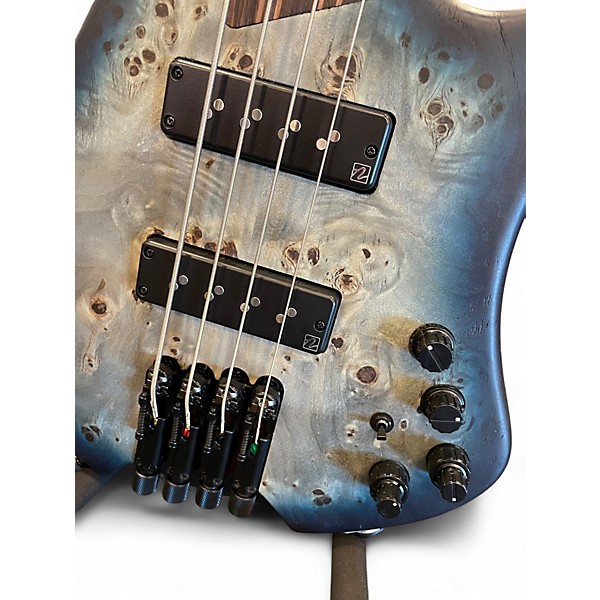 Used Ibanez EHB1500 Cosmic Blue Starburst Electric Bass Guitar