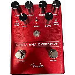 Used Fender SANTA ANA OVERDRIVE Effect Pedal