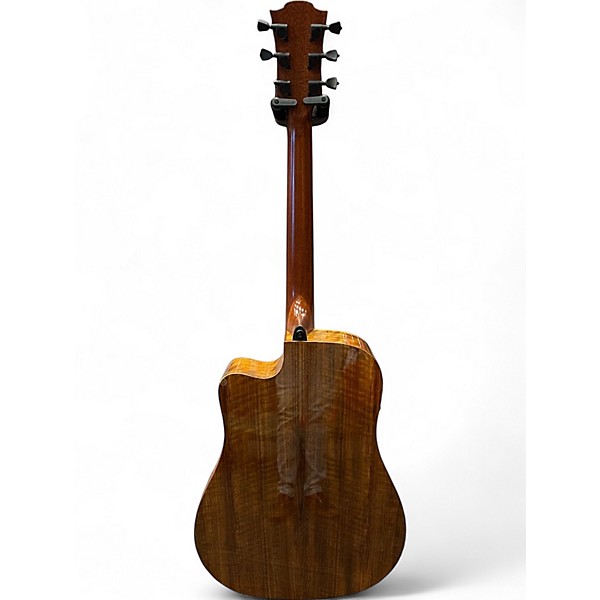 Used Lag Guitars THV20DCE Natural Acoustic Electric Guitar